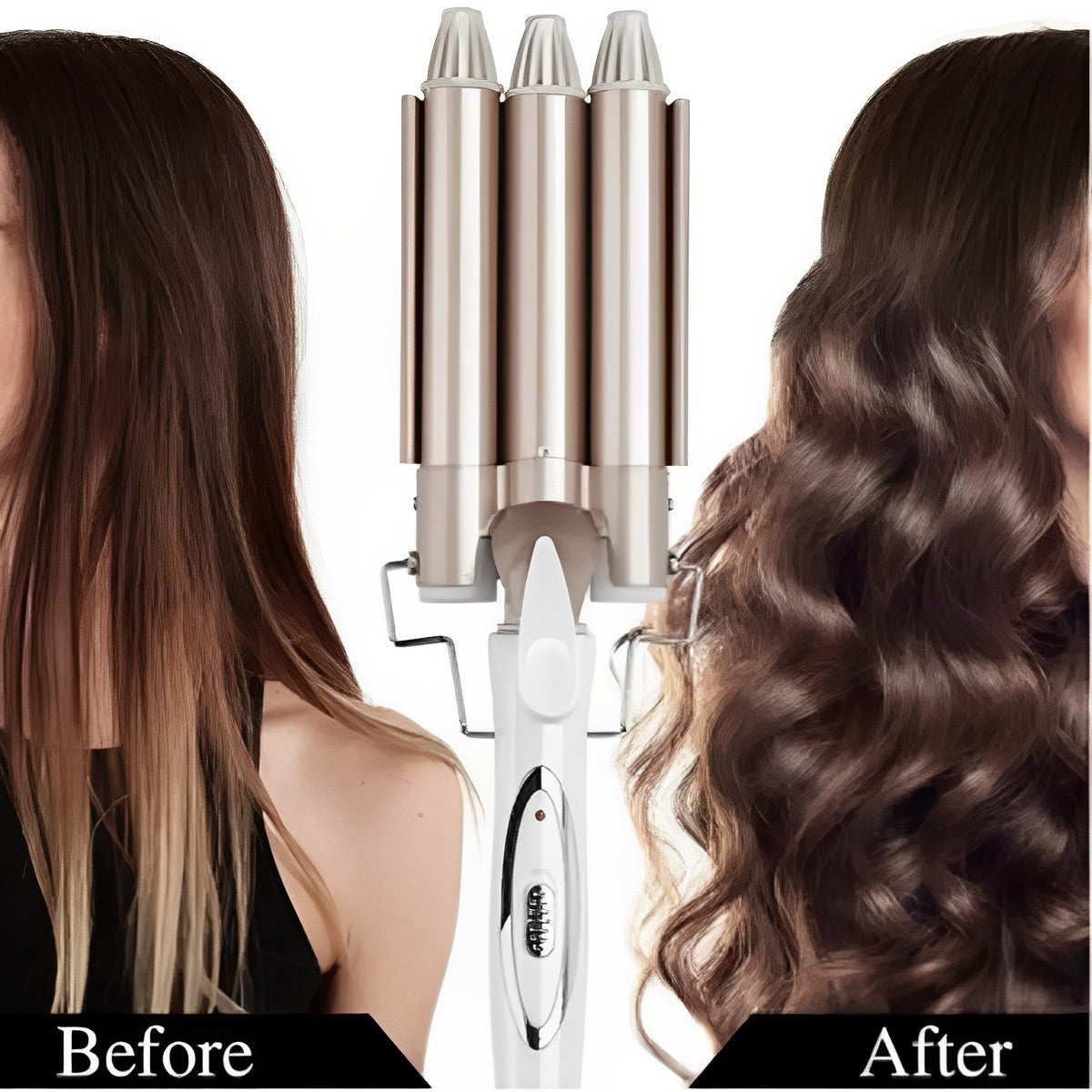 Plancha / Pinza De Cabello Ondas