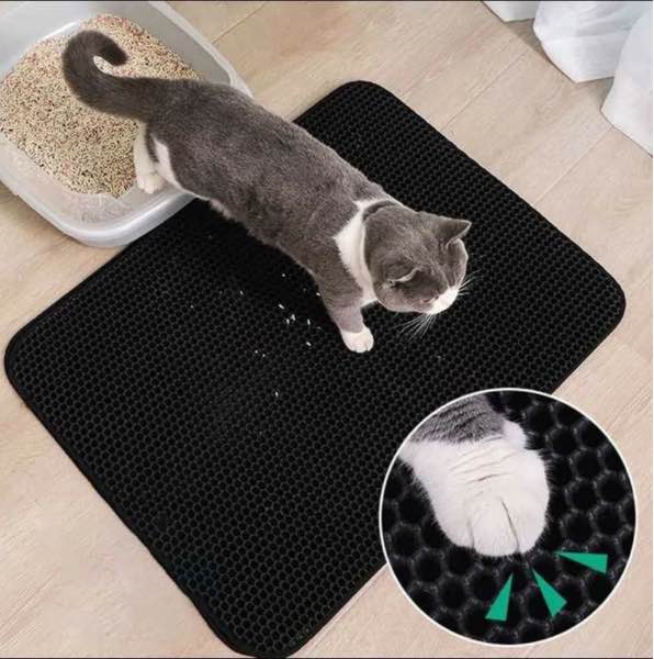 Tapete arenero para gatos