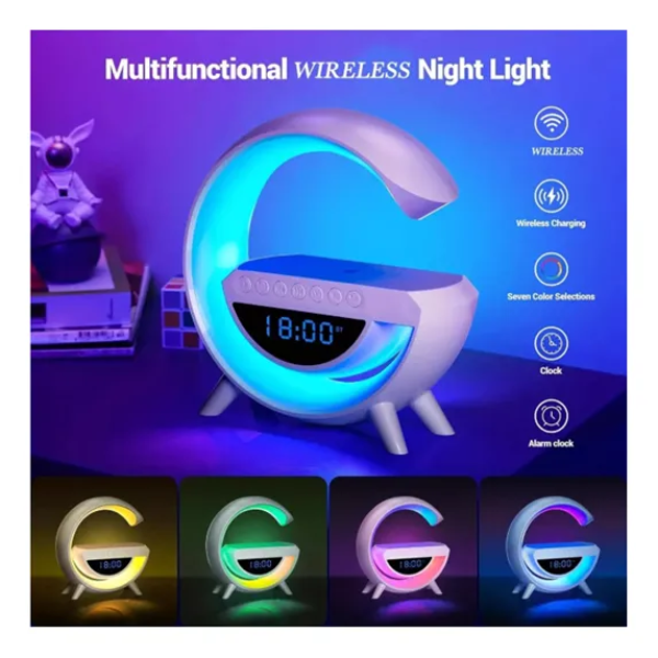 Lámpara de mesa Led Rgb 4 En 1 Con Carga