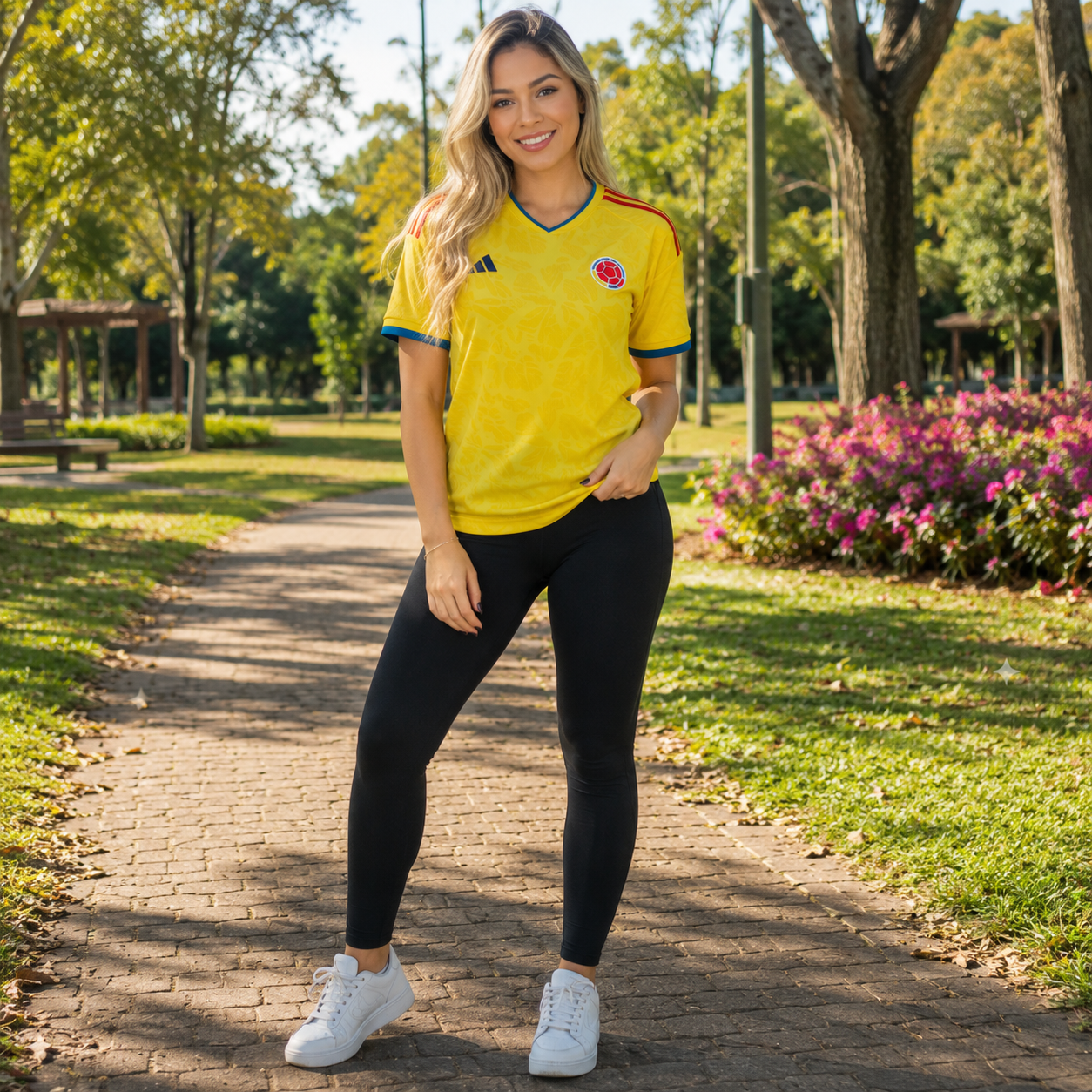 CAMISETA SELECCION COLOMBIA PARA DAMA