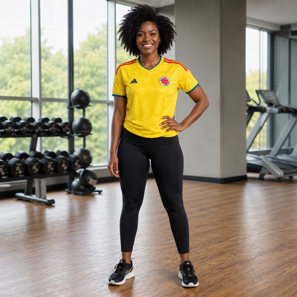 CAMISETA SELECCION COLOMBIA PARA DAMA