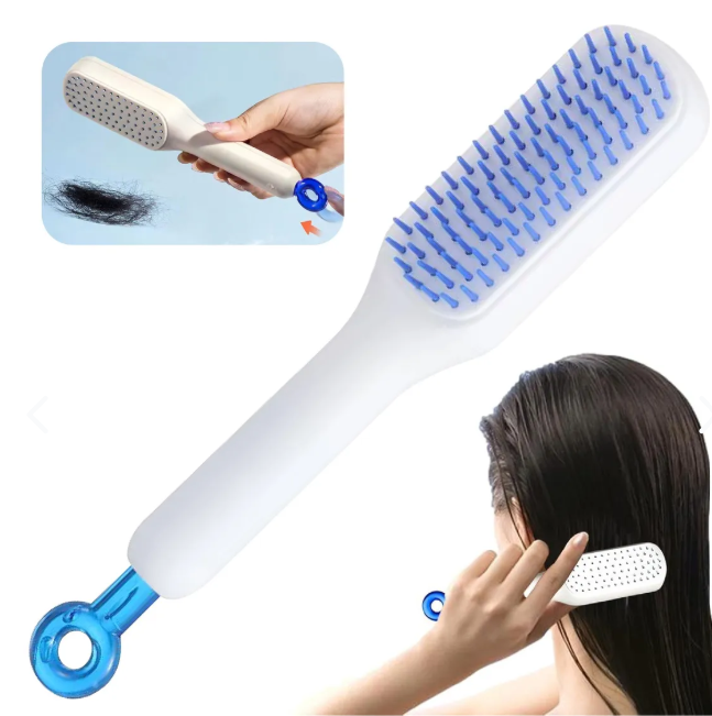 Cepillo Retráctil Cabello Peine Antiestá